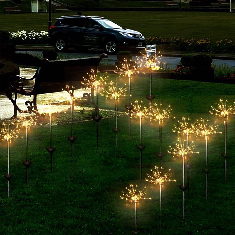 Solar Garten Feuerwerkslampe