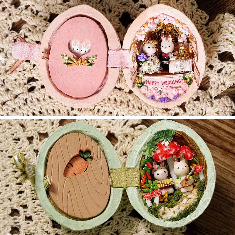 Walnussschalen DIY Modell