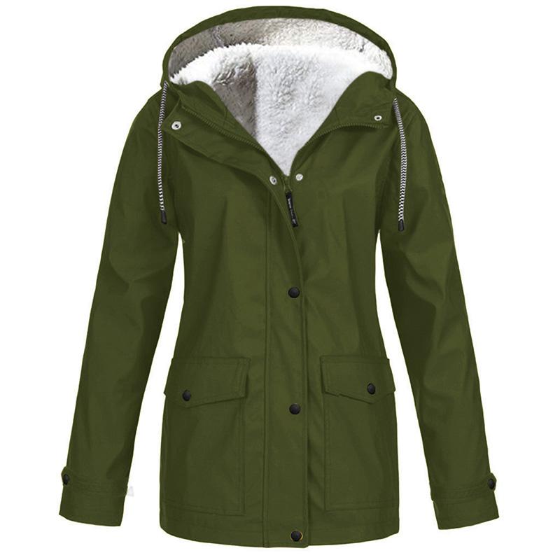 Winddichte Fleece Winter Jacke