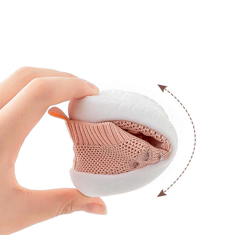 Rutschfeste Babyschuhe mit Mesh-Material