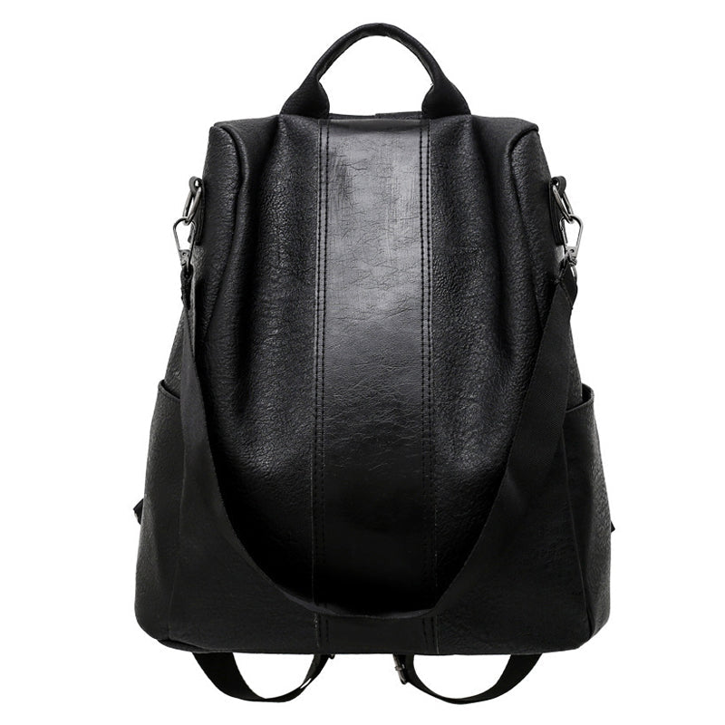 PU-Leder Anti-Diebstahl Rucksack