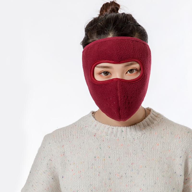 Warme Maske aus Polar Fleece