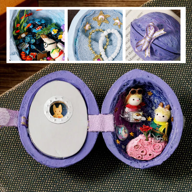 Walnussschalen DIY Modell