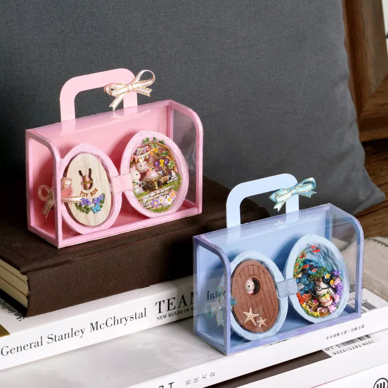 Walnussschalen DIY Modell
