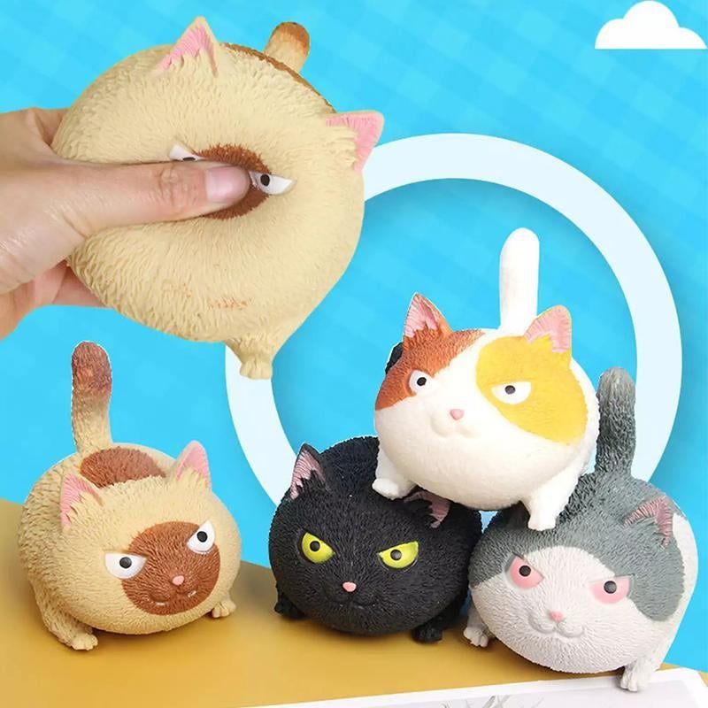 Lustiger süßer katzenförmiger Ball