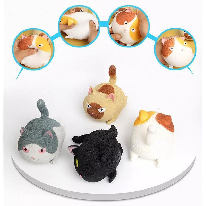 Lustiger süßer katzenförmiger Ball