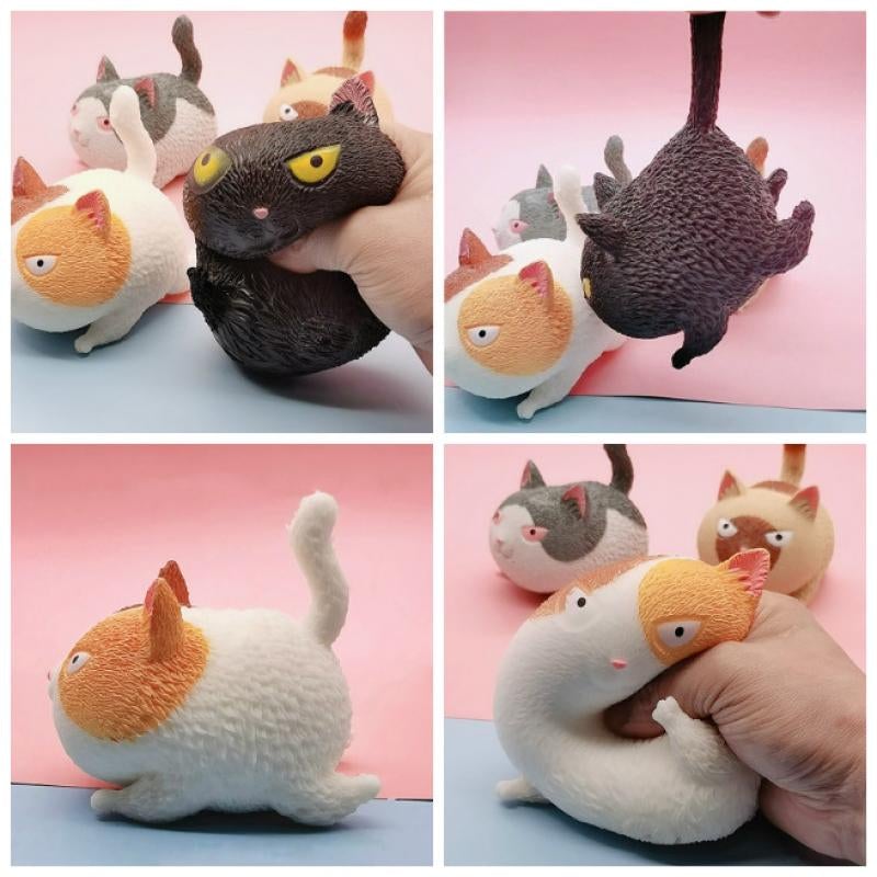 Lustiger süßer katzenförmiger Ball