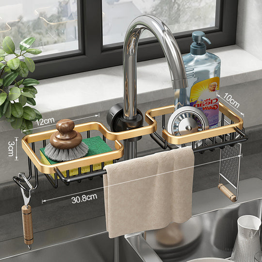 Rostfreier Space-Aluminium-Wasserhahn-Rack