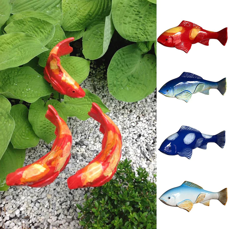 Keramik-Koi Set Garten Dekoration
