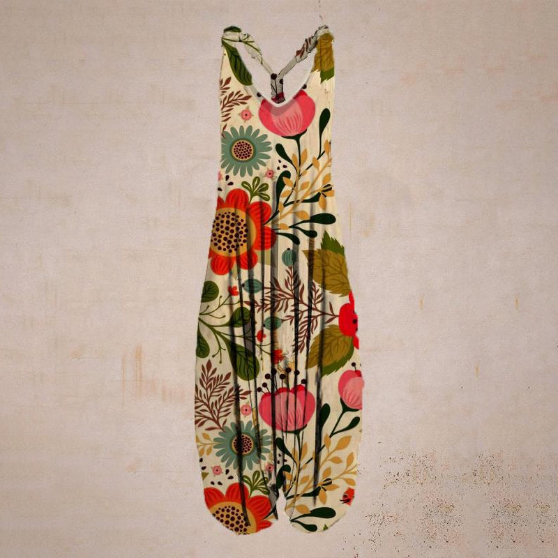 Overall mit buntem Muster