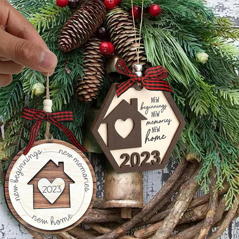 Neues Zuhause-Ornament, Weihnachtsfeiertage 2023/2024