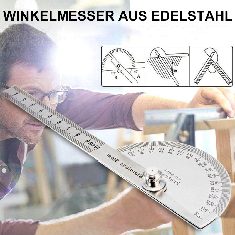 Winkelmesser aus Edelstahl