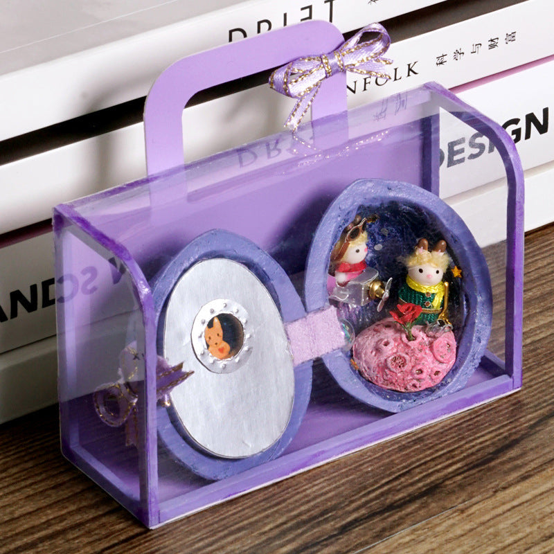Walnussschalen DIY Modell