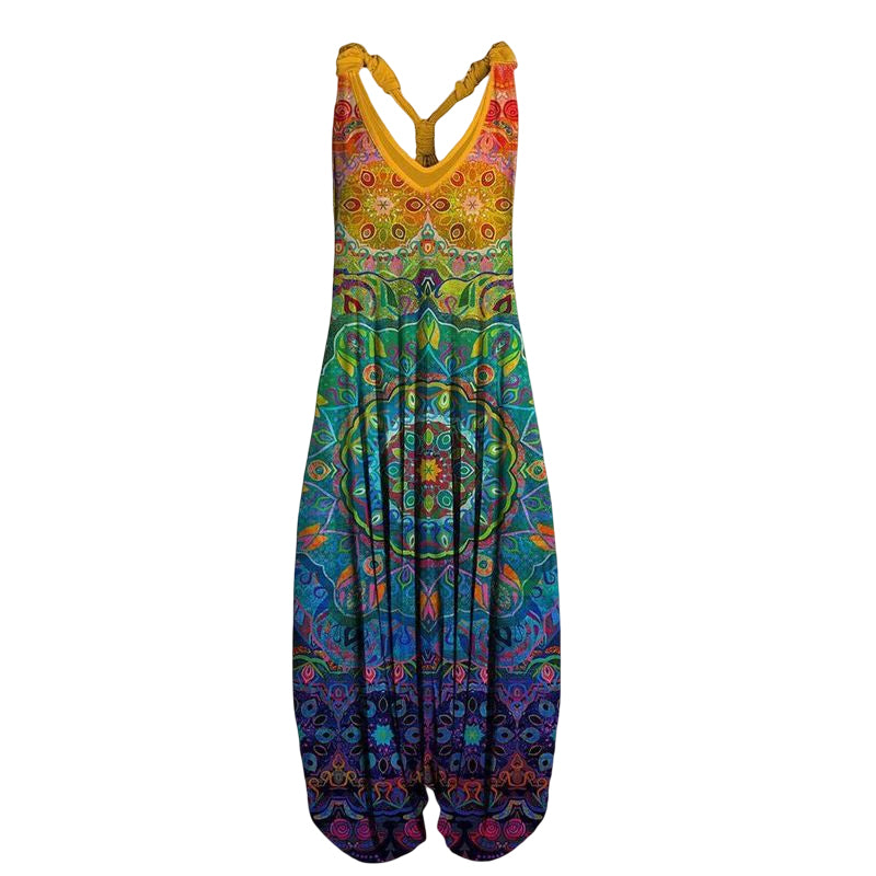Overall mit buntem Muster