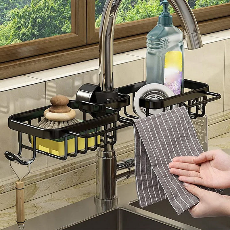 Rostfreier Space-Aluminium-Wasserhahn-Rack