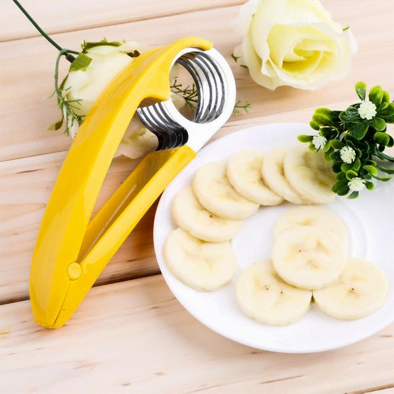 Edelstahl Bananenschneider