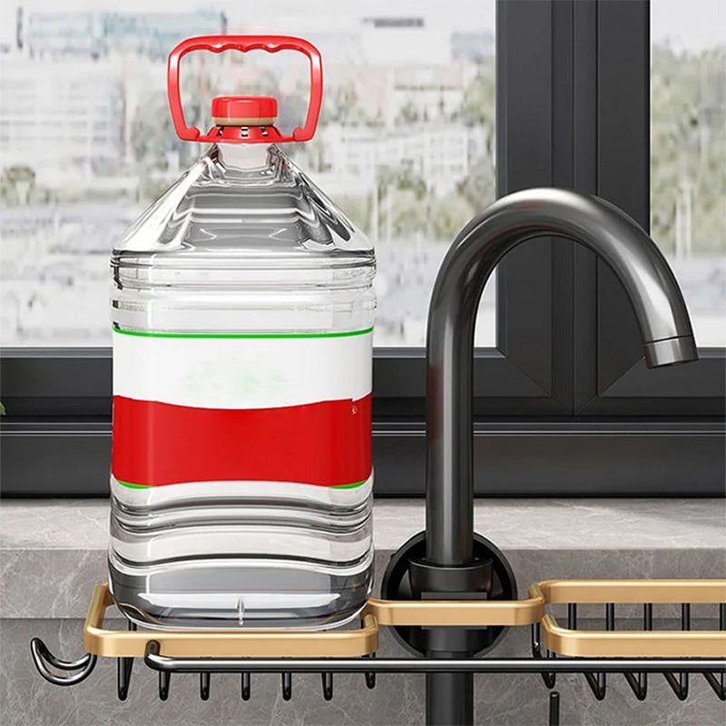 Rostfreier Space-Aluminium-Wasserhahn-Rack