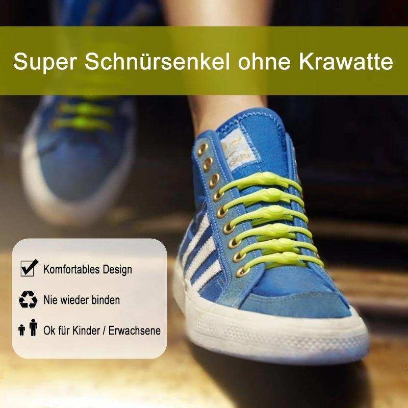 Einfache Schnürsenkel (Einheitsgröße) 12 PCS SET