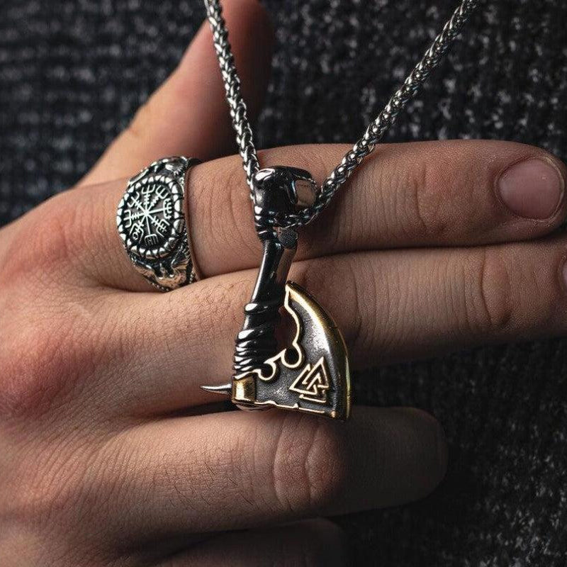 Nordische Wikinger-Axt-Halskette
