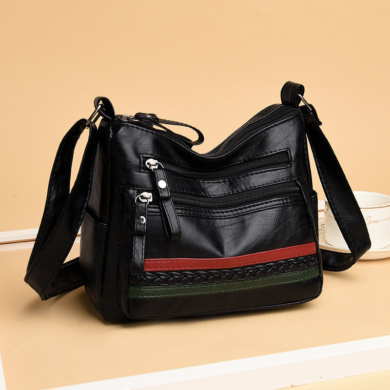 Große Kapazität Weiche Leder Tasche