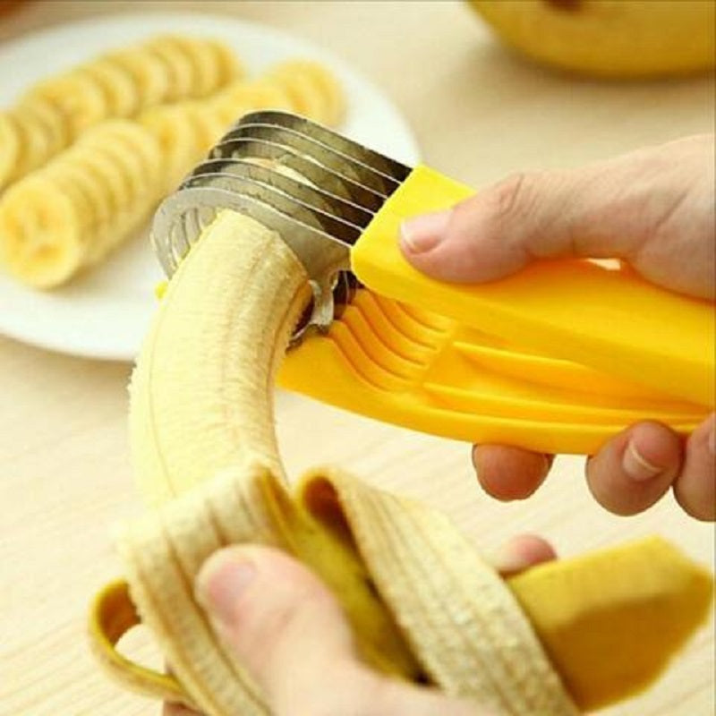 Edelstahl Bananenschneider