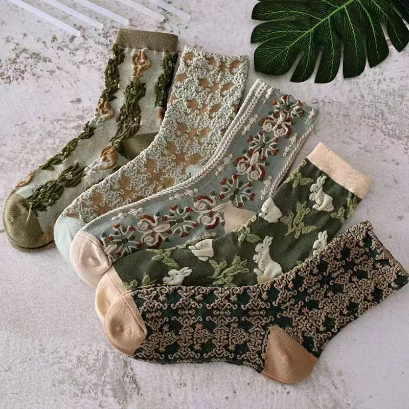 Modische Socken aus Baumwolle