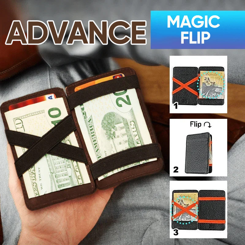 Flip-Magic-Geldbörse aus PU