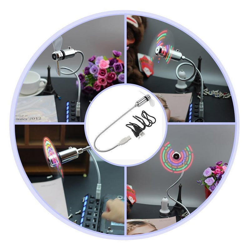 LED Ventilator, Flexibel USB Lüfter - hallohaus