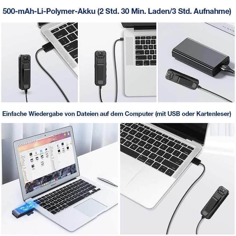 Außenbereich Tragbarer Audio- und Videorecorder