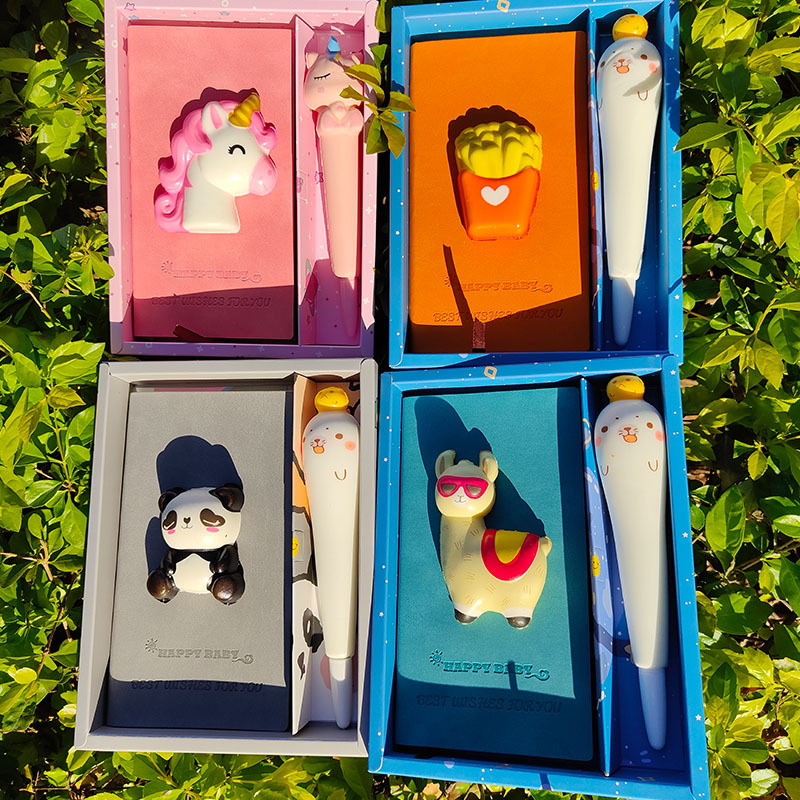 Entzückendes Panda Dekompressions-Notizbuch Set