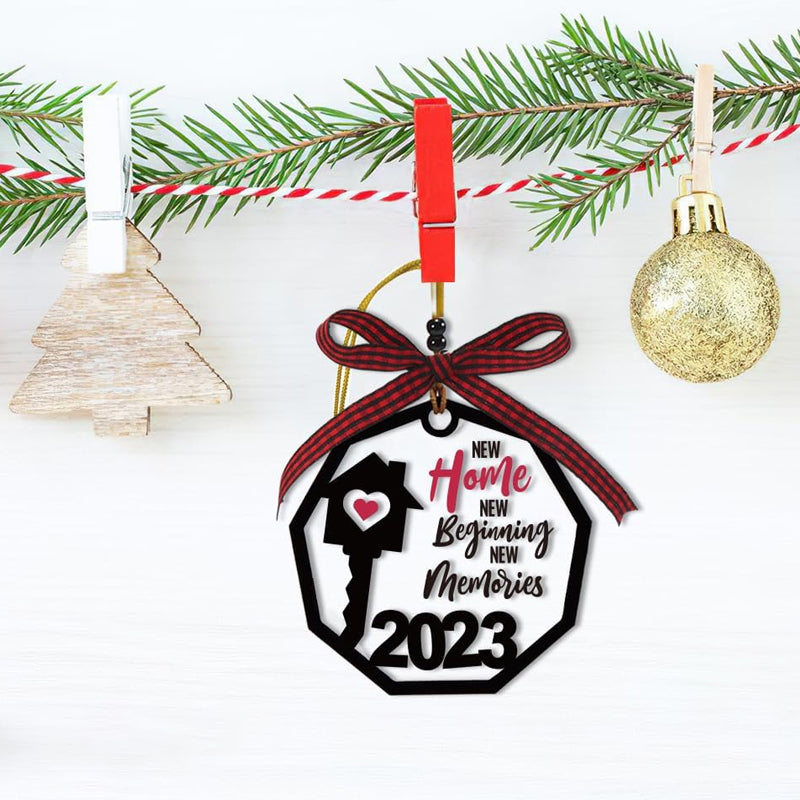 Neues Zuhause-Ornament, Weihnachtsfeiertage 2023/2024