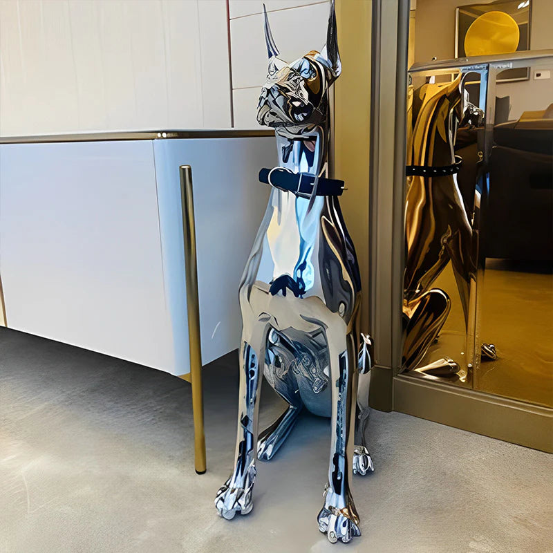 Hund Dekoration Skulptur