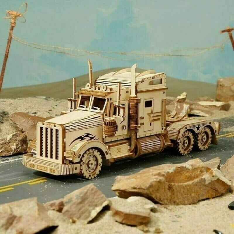 Super mechanisches Modellpuzzle aus Holz