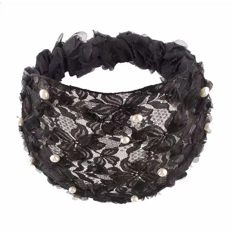 Damen Mode Breites Stirnband