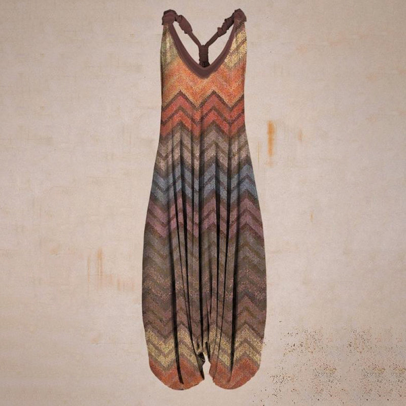 Overall mit buntem Muster