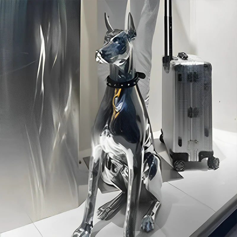 Hund Dekoration Skulptur