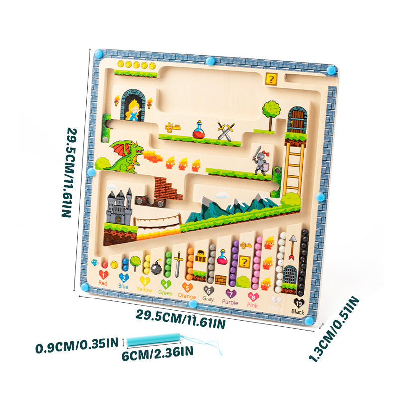 Hölzernes pädagogisches Labyrinthspielzeug für Kinder