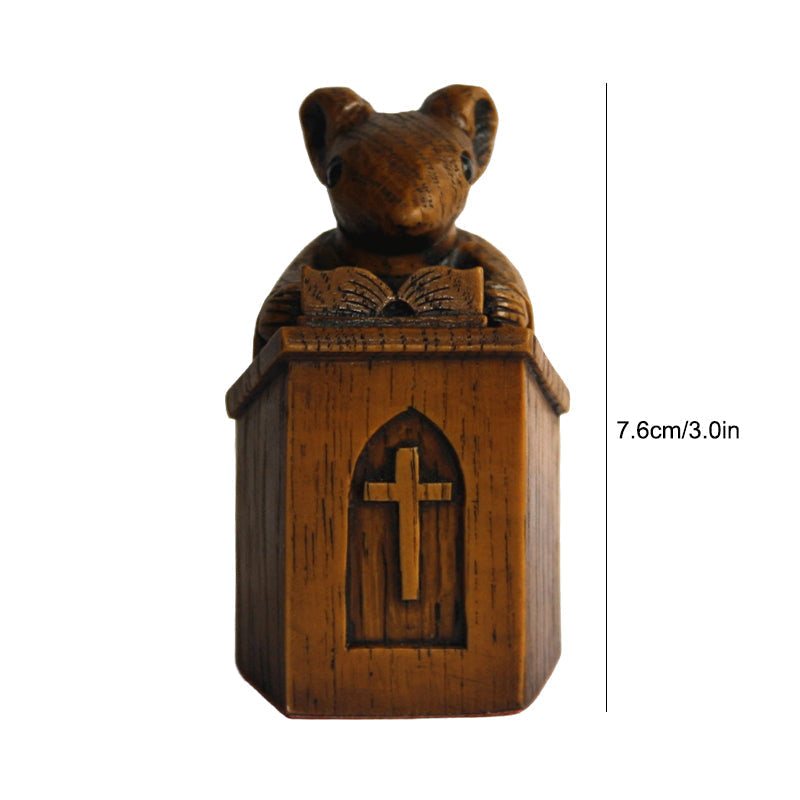 Kirche-Maus-Ornament