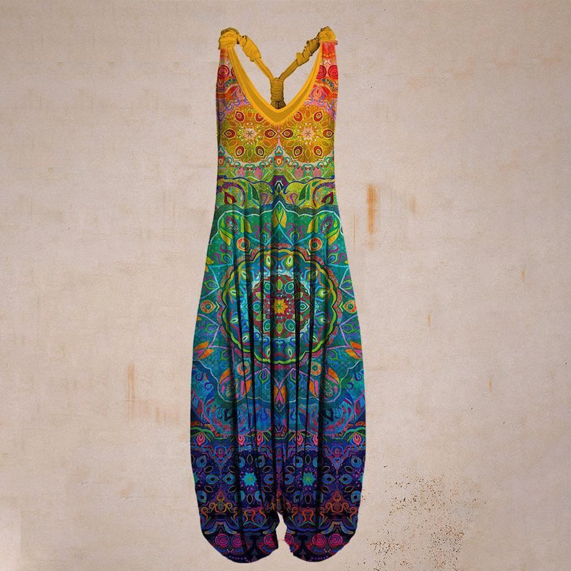 Overall mit buntem Muster