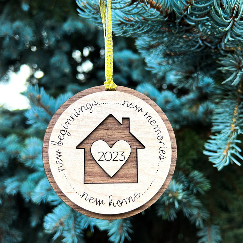 Neues Zuhause-Ornament, Weihnachtsfeiertage 2023/2024