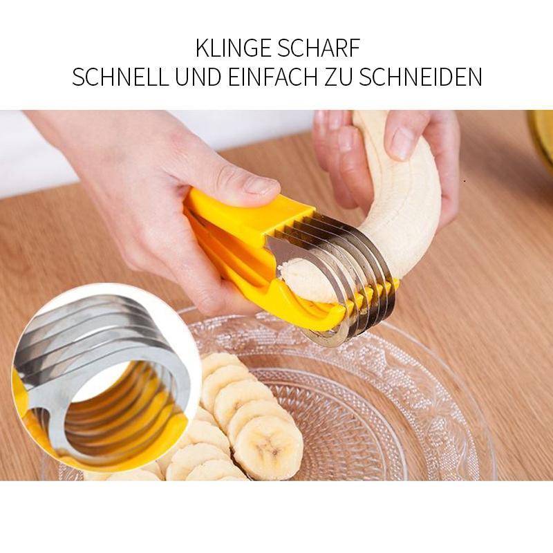 Edelstahl Bananenschneider