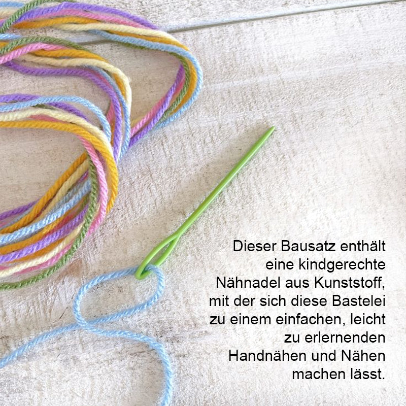 Osterkreuze - Komplettes Garn-Bastelset