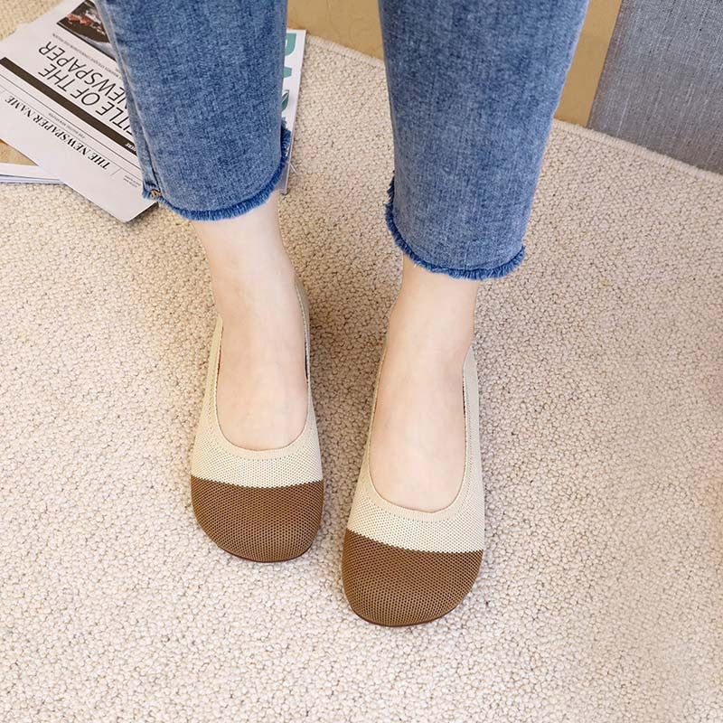 Damen Atmungsaktive flache Schuhe