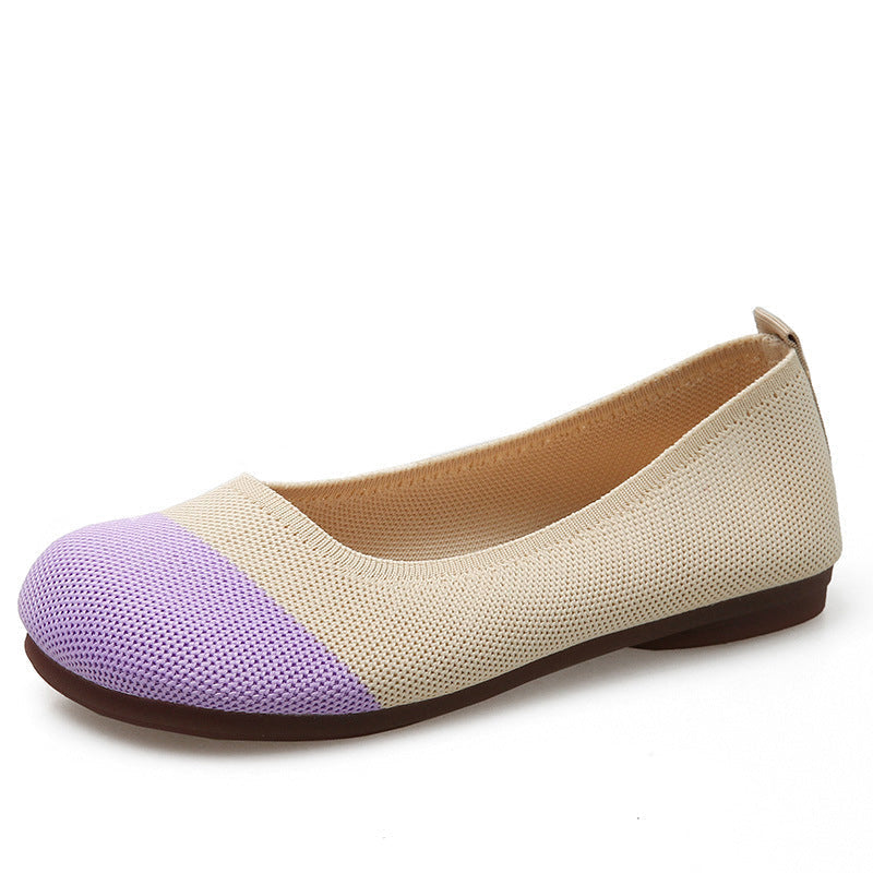 Damen Atmungsaktive flache Schuhe