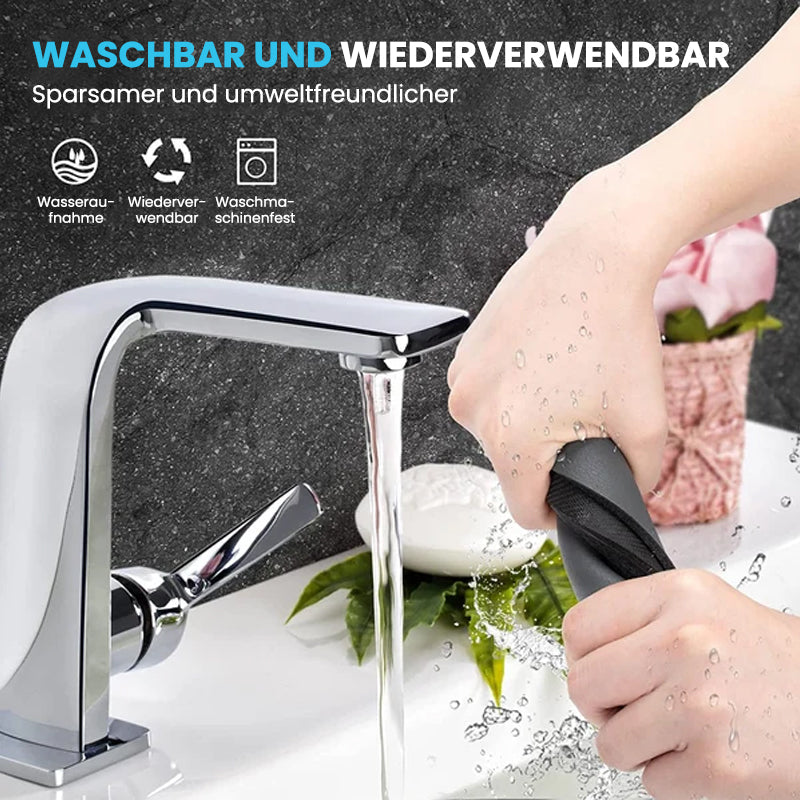 Absorbierende Matte für Wasserhähne aus Kieselgur