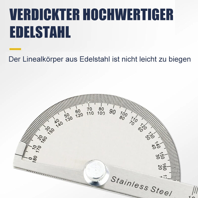 Winkelmesser aus Edelstahl