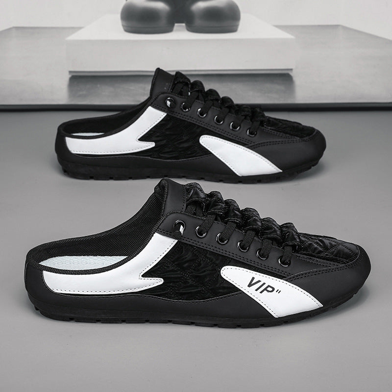 Casual Slip-on Halb Hausschuhe
