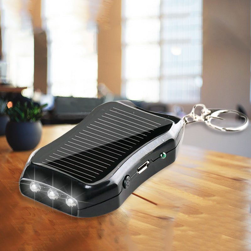 Tragbarer Mini Solar Powerbank Schlüsselanhänger