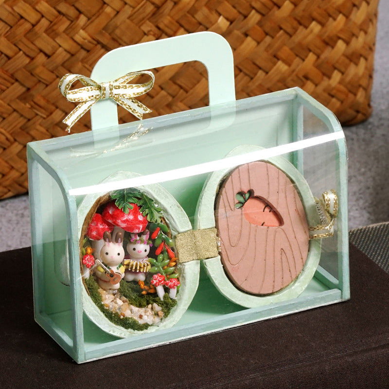 Walnussschalen DIY Modell