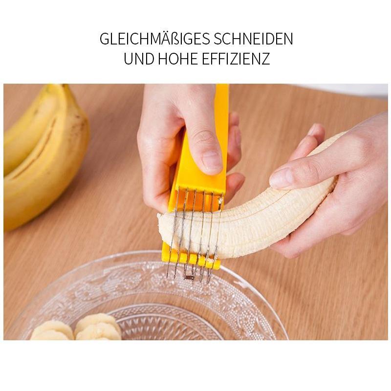 Edelstahl Bananenschneider